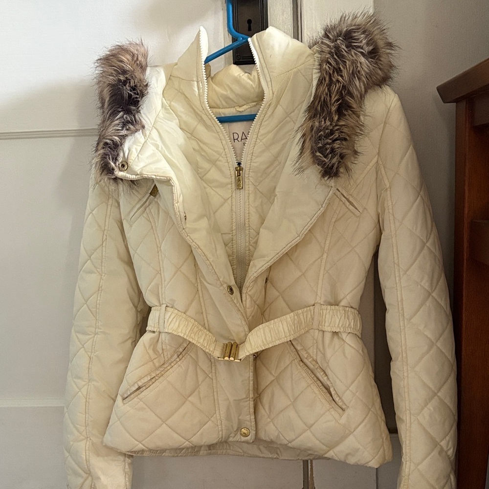 White winter coat